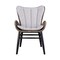 Armen Living Fanny Outdoor Patio Dining Chair in Dark Eucalyptus Wood and Truffle Rope 840254335936 - alternate 2